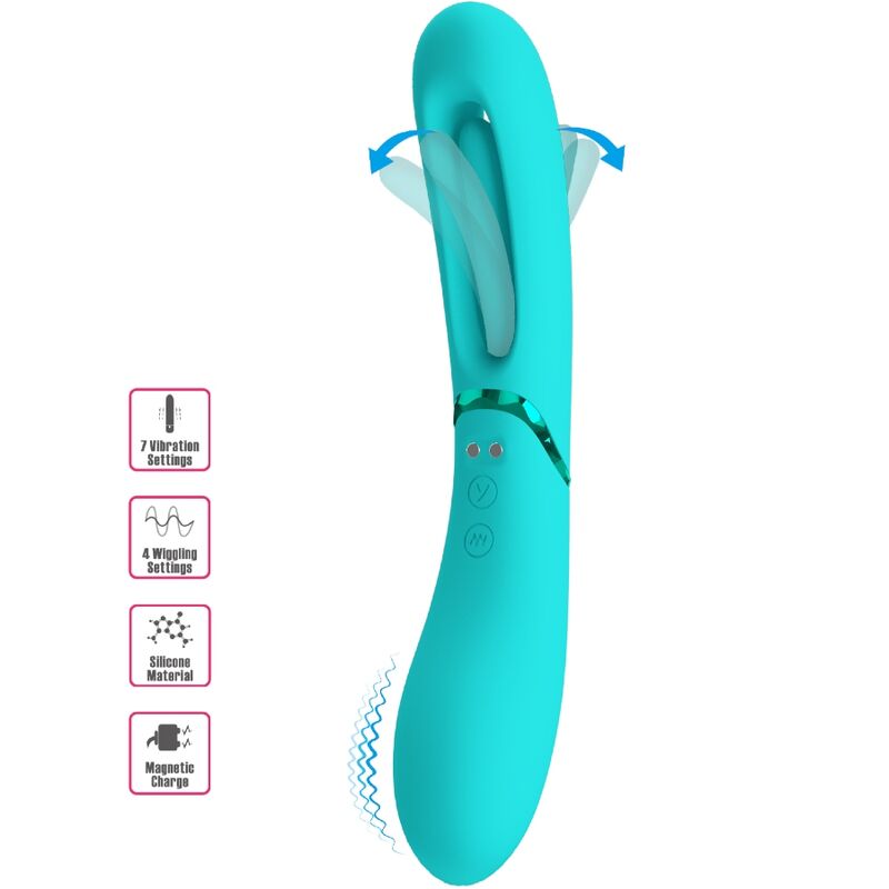 LEXIE G-SPOT VIBRATOR 7 VIBRATIONS BLUE