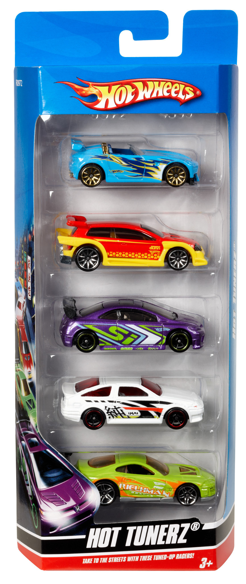 Hot Wheels miniautod, 5 tk
