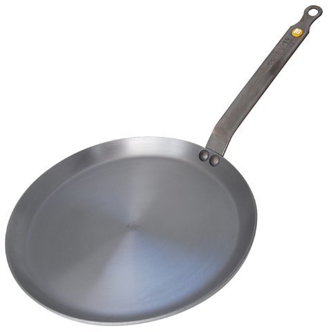 De Buyer Mineral B Element kreppipann, süsinikterasest, 26 cm