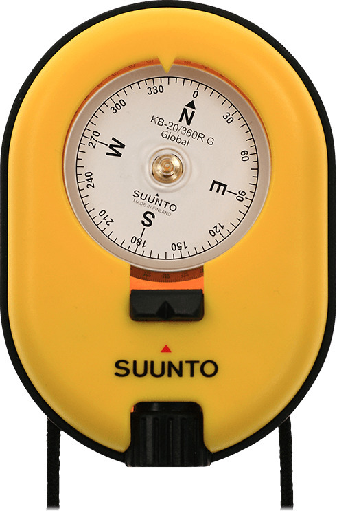 Suunto KB-20/360R G käsikompass, kollane