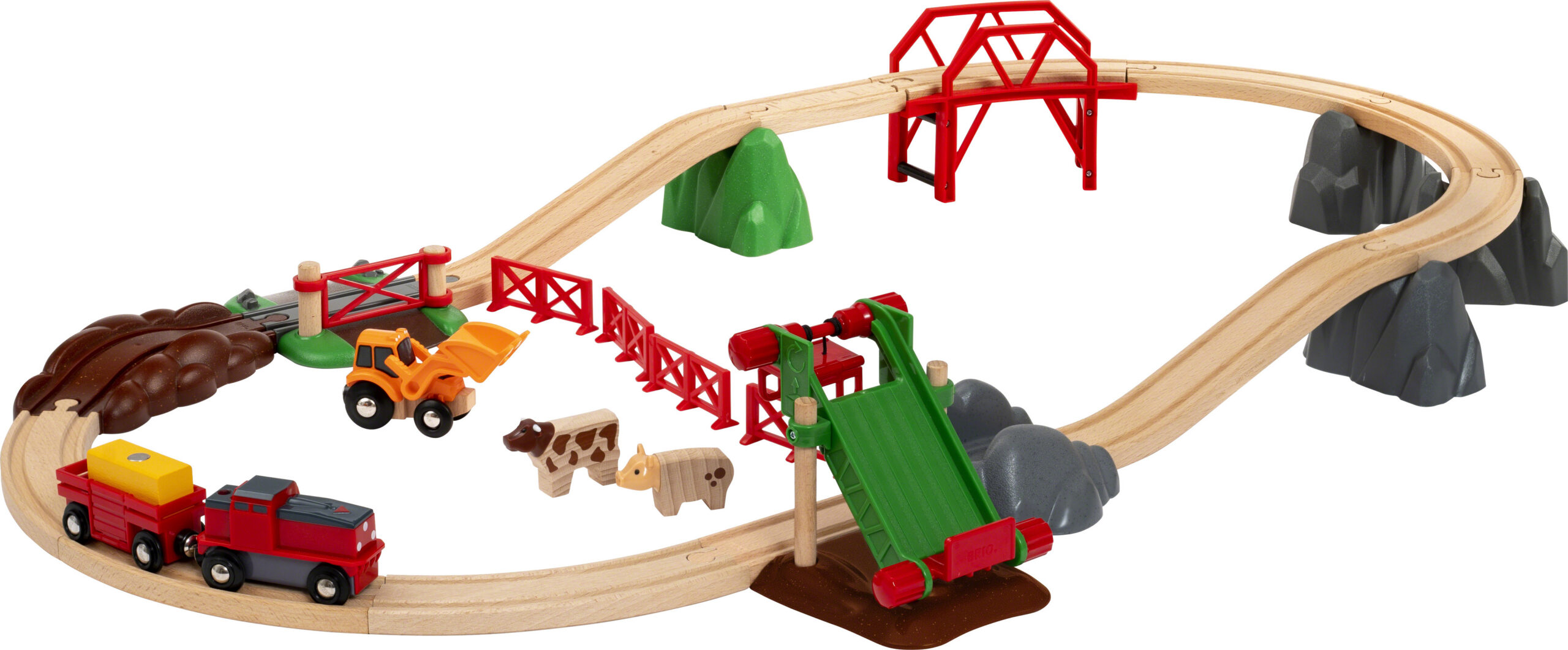 BRIO 33984 Taluloomade radade komplekt