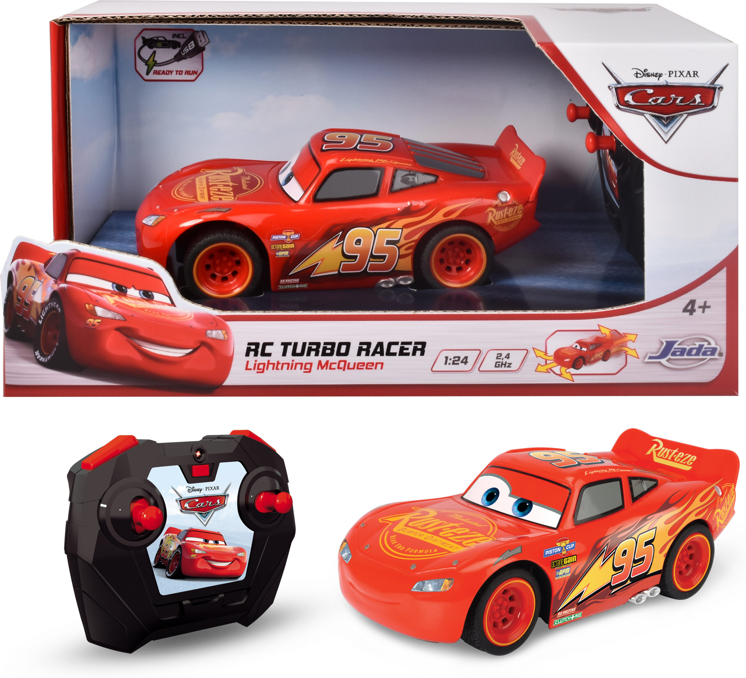 Disney Cars Lightning McQueen Turbo Racer kaugjuhtimispult