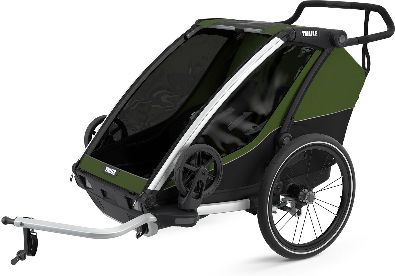 Thule Chariot Cab laste transpordihaagis, roheline
