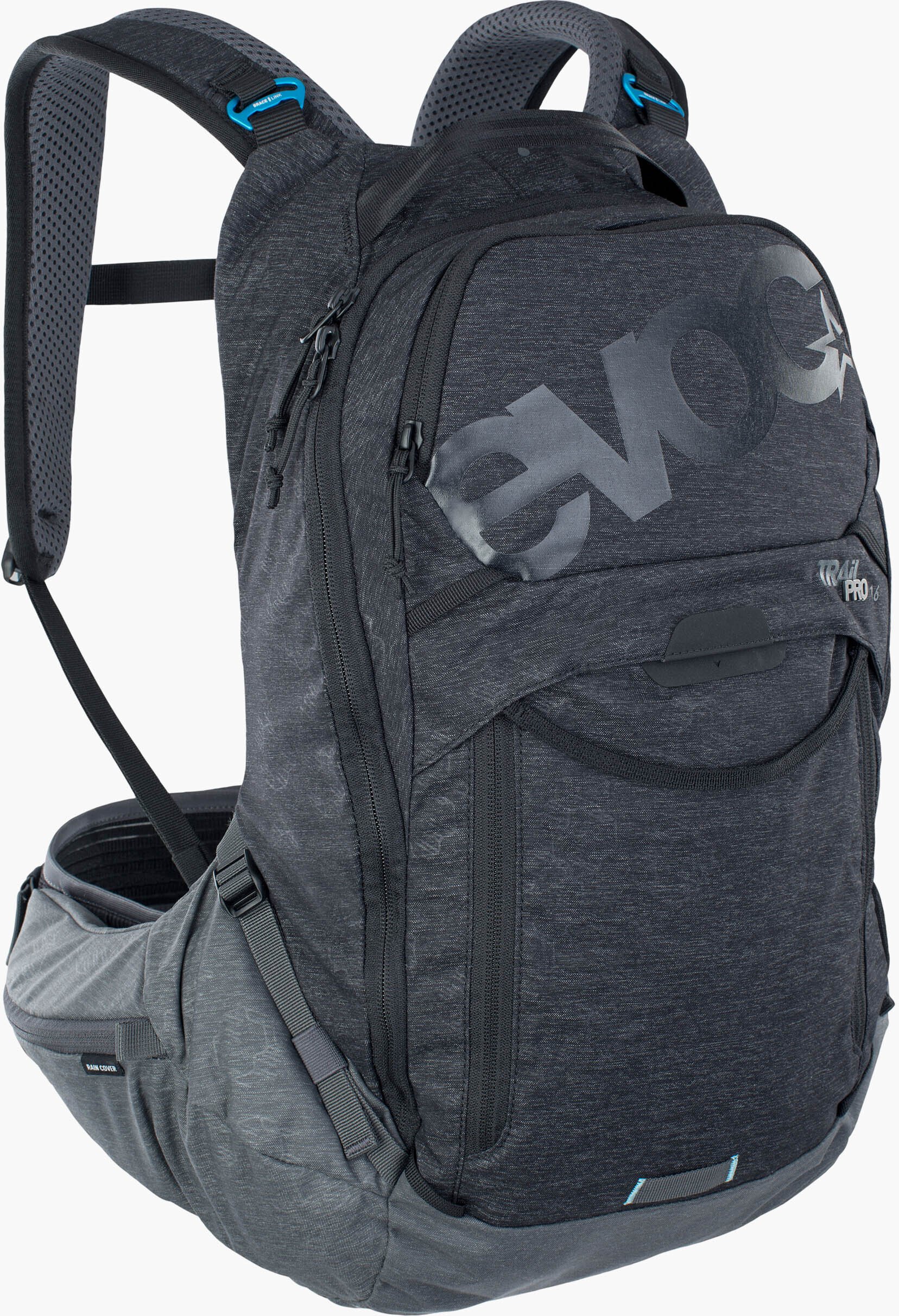 Evoc TRAIL PRO 16 seljakott S/M, must