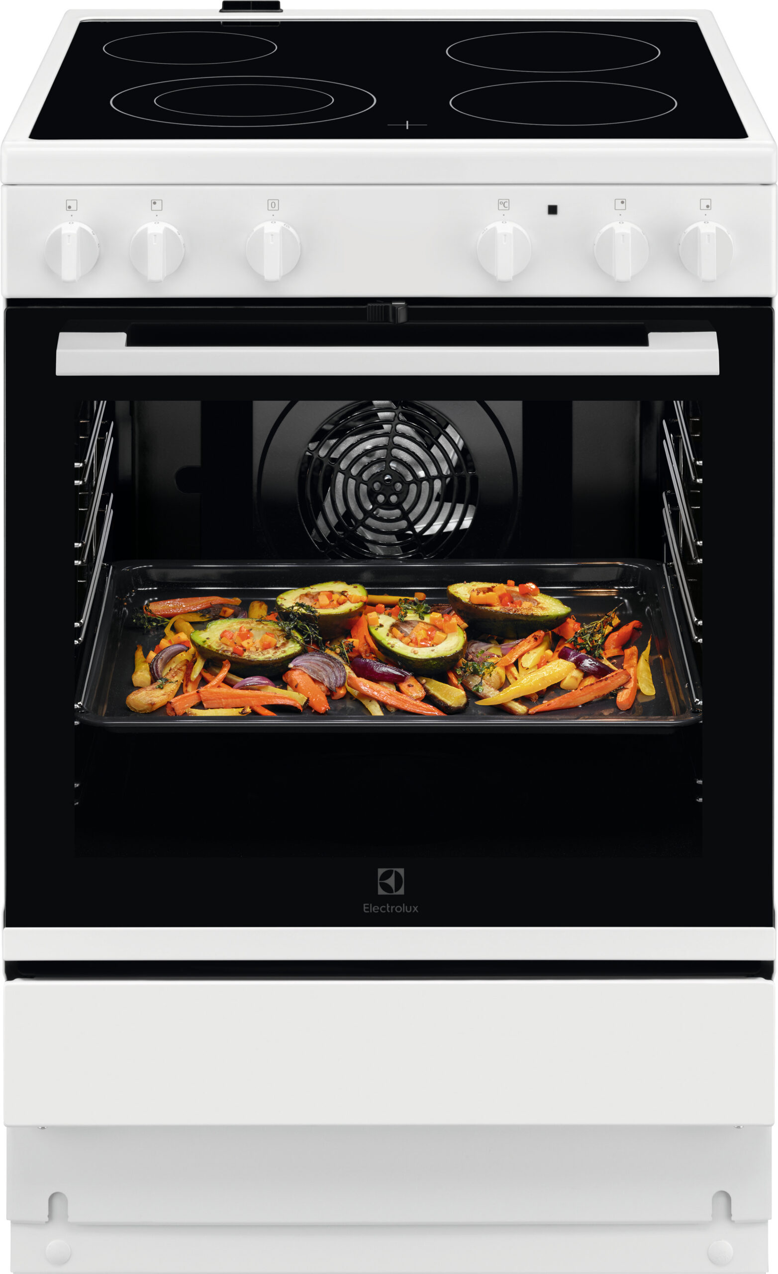 Electrolux LKR64001NW keraamiline pliit, valge