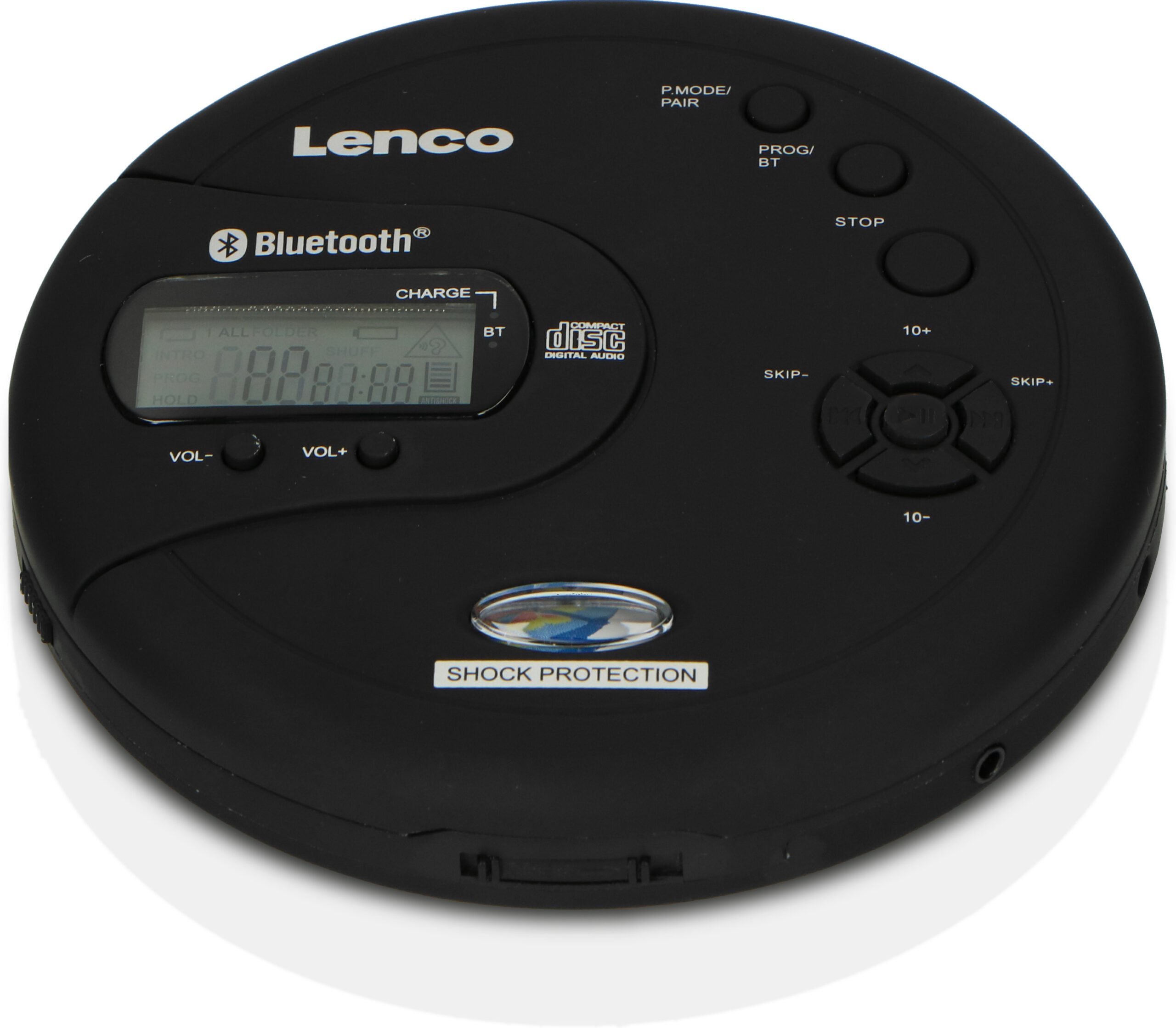 Lenco CD-300 kaasaskantav CD/MP3-mängija, must