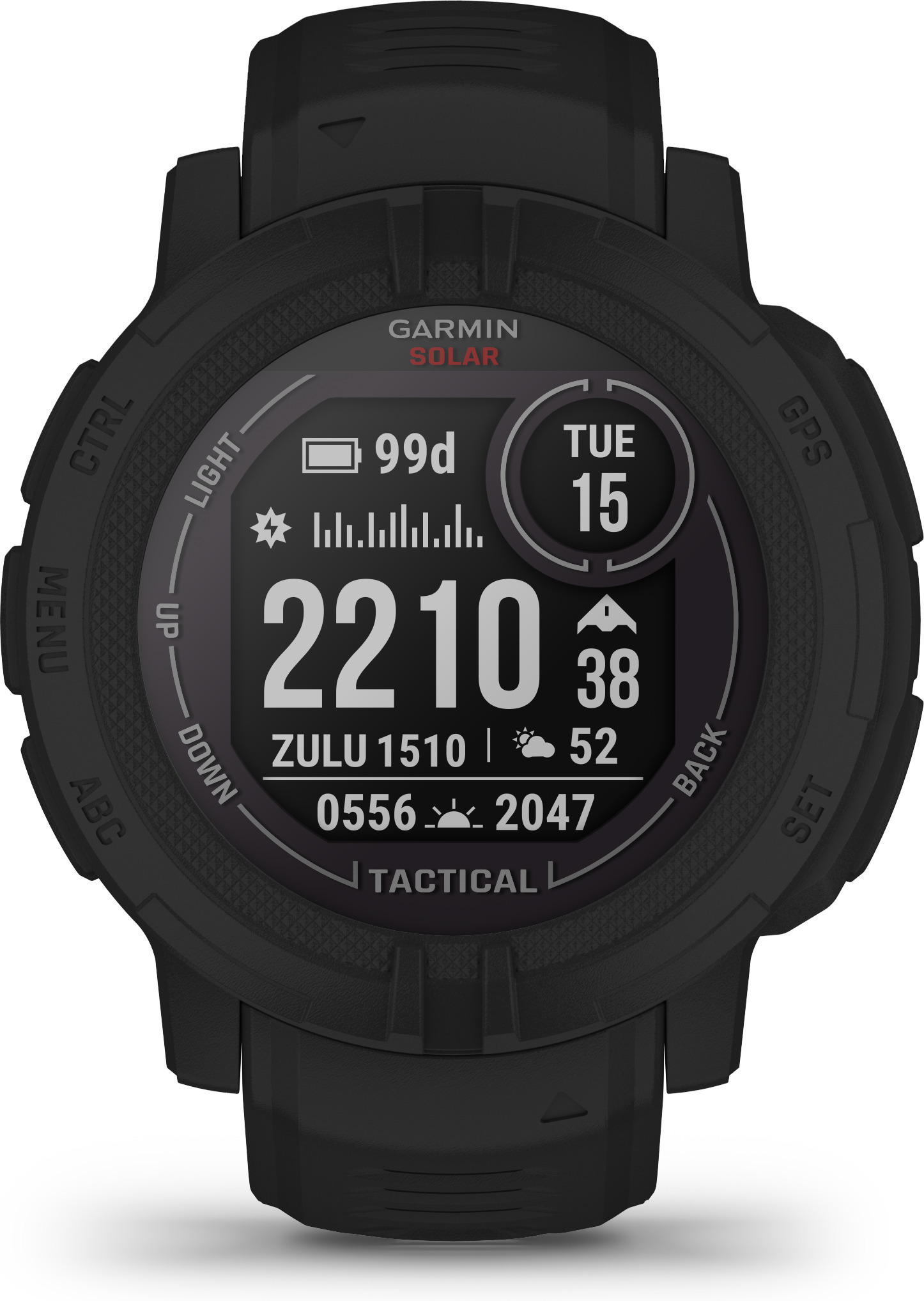 Garmin Instinct 2 Solar Tactical Edition GPS nutikell, must