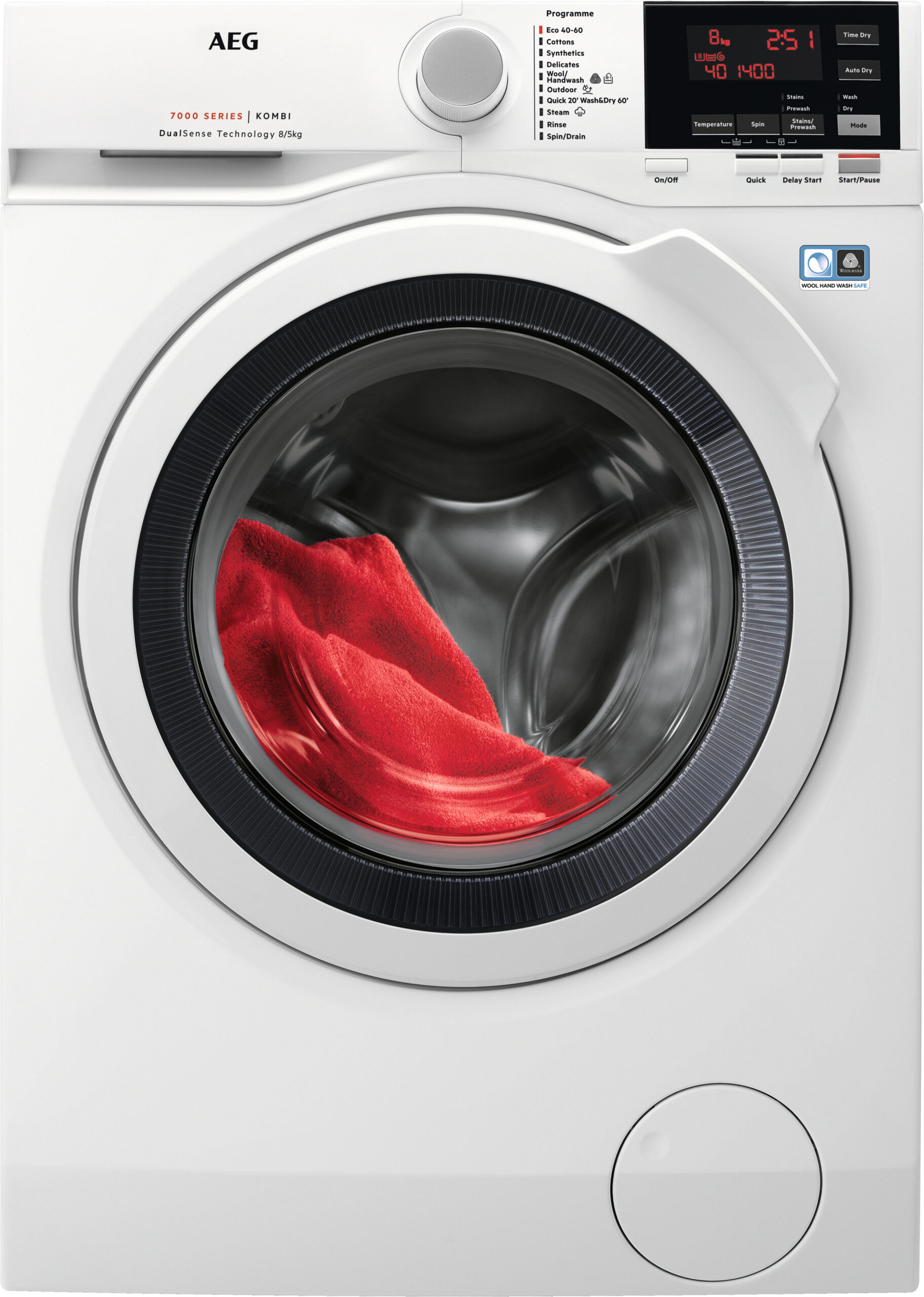 AEG L7WBE846G 7000 seeria pesumasin-kuivati