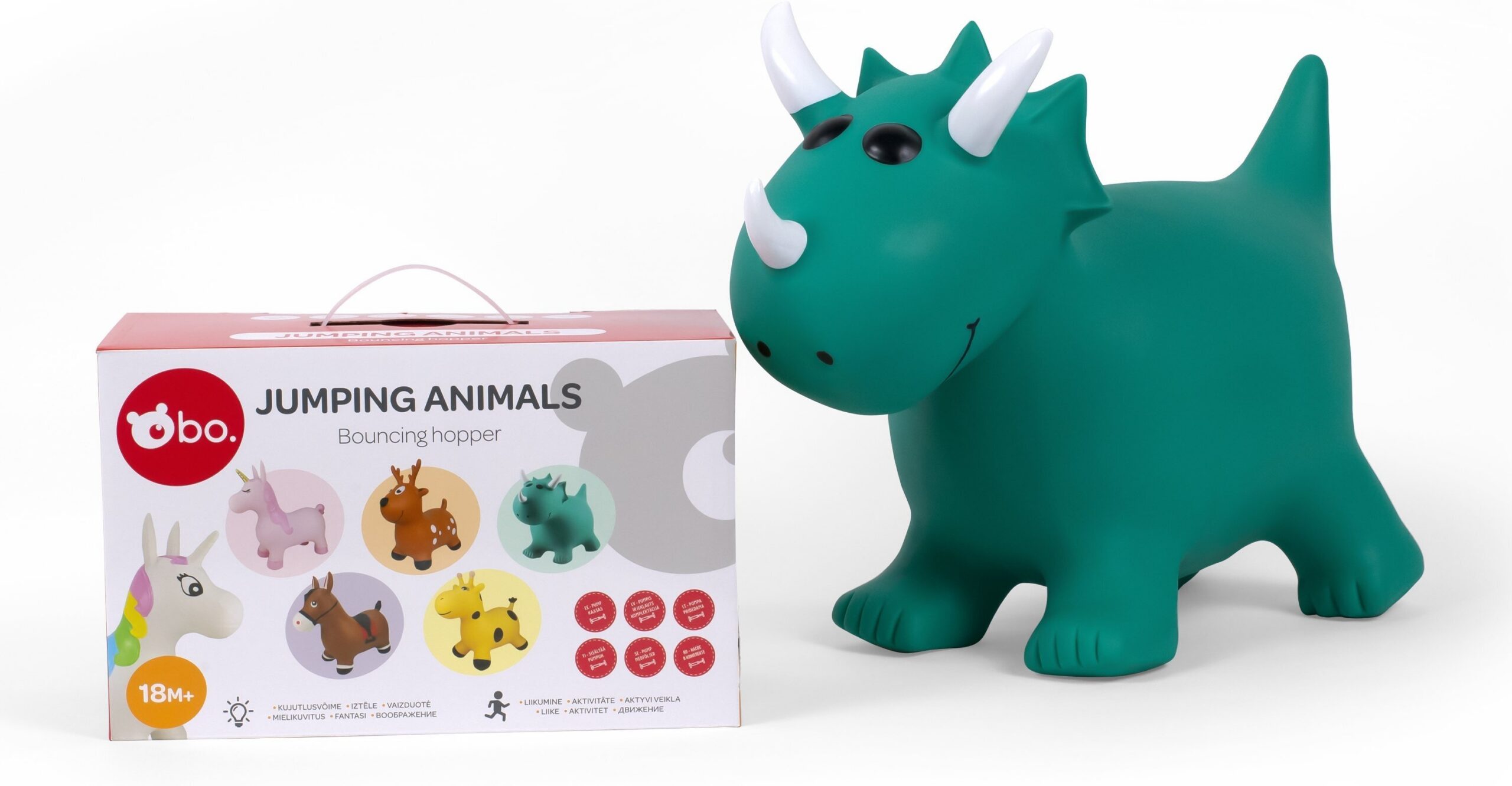 bo. Hüppav loomade hüppaja, dinosaurus