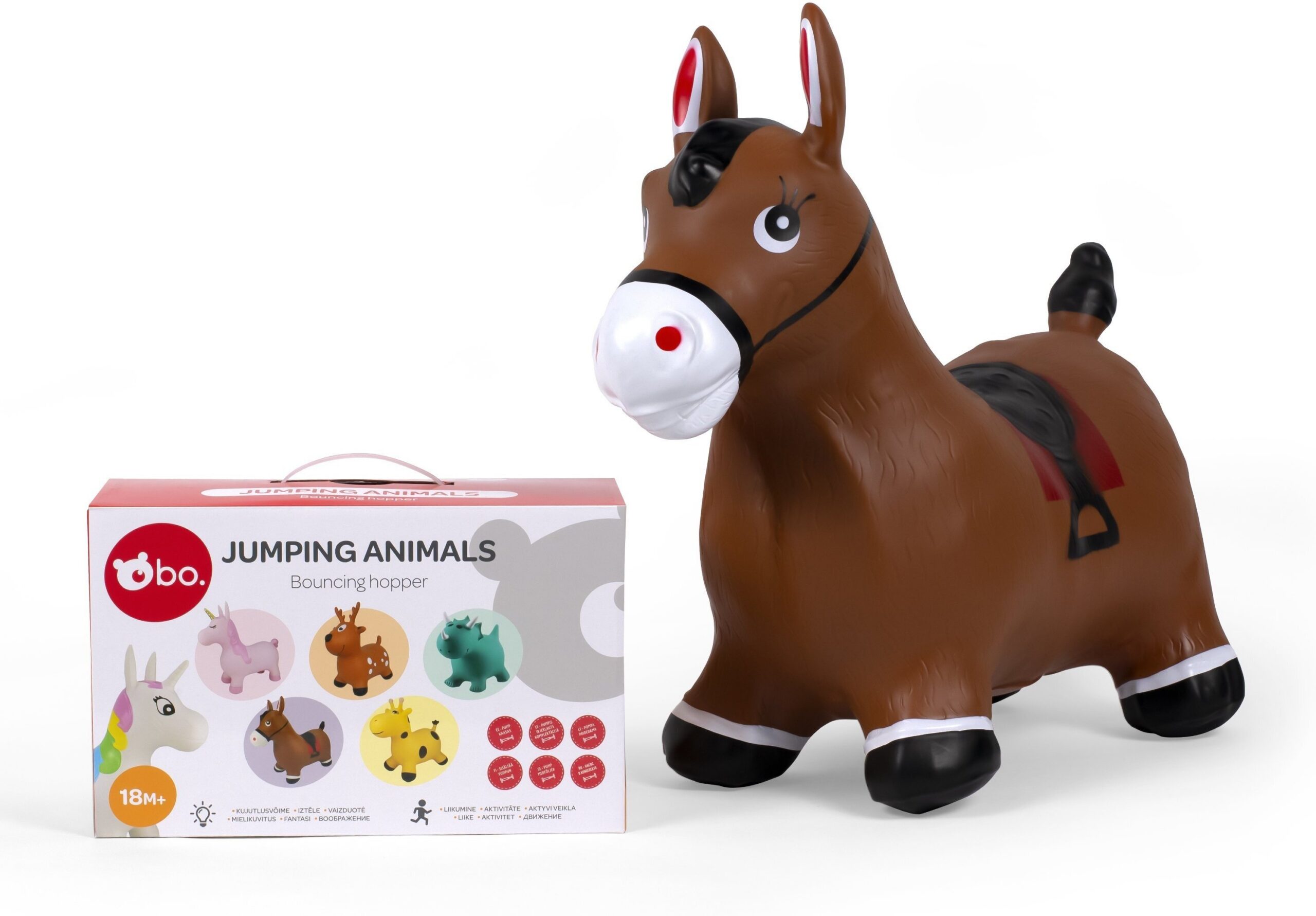 bo. Hüppavate loomade hüppaja, hobune