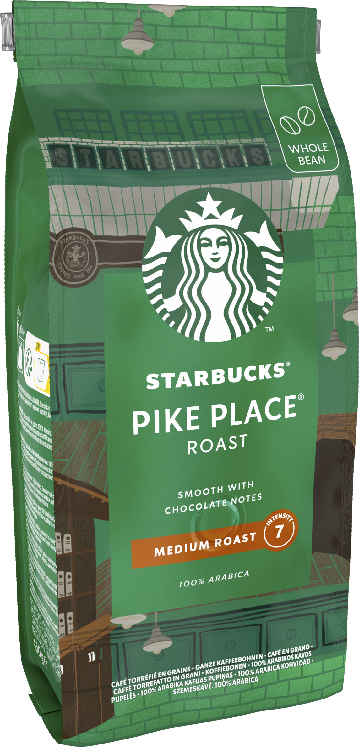 Starbucks Pike Place röstitud kohvioad, 450 g
