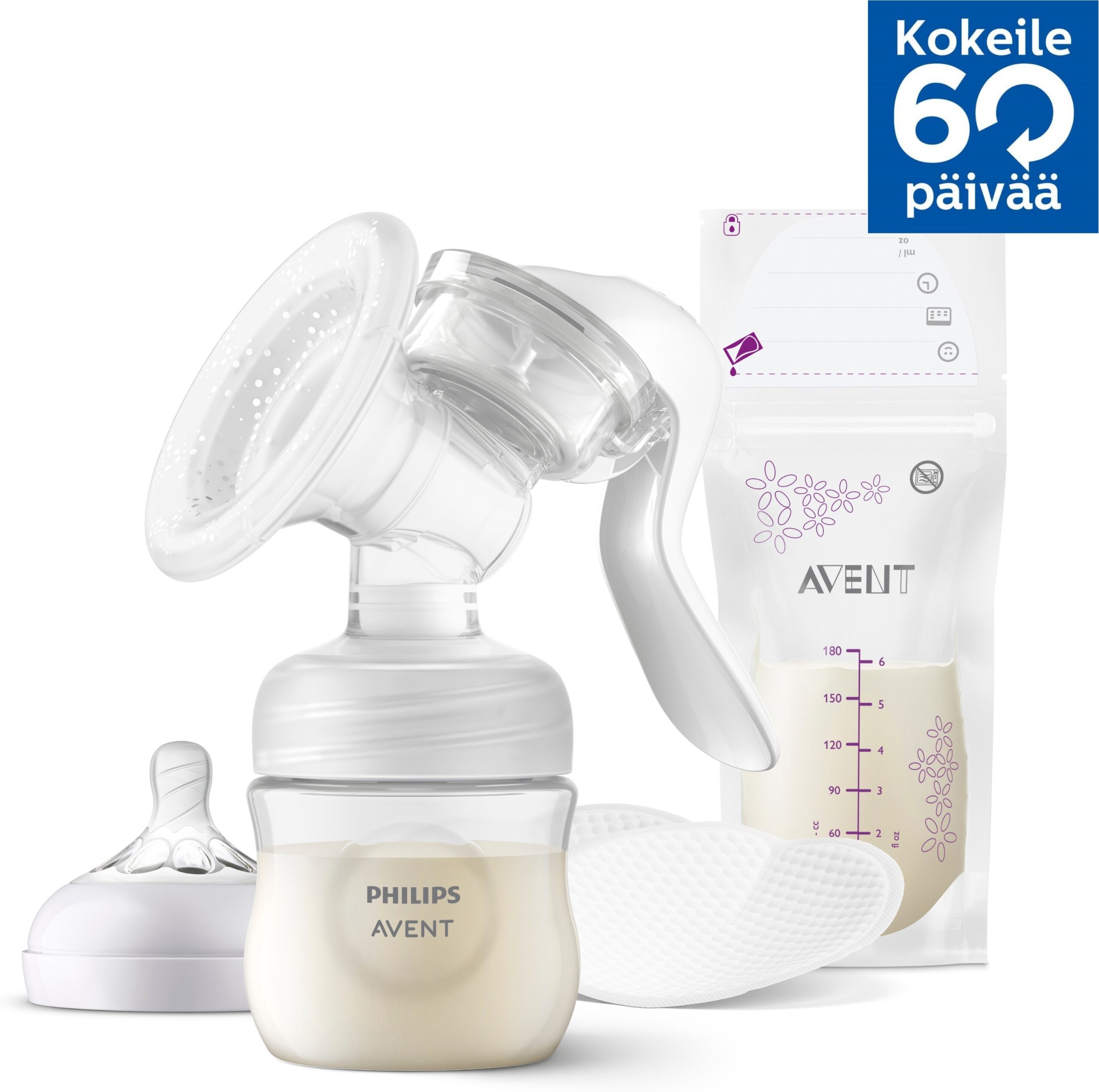 Philipsi Aventi manuaalne rinnapump SCF430/20
