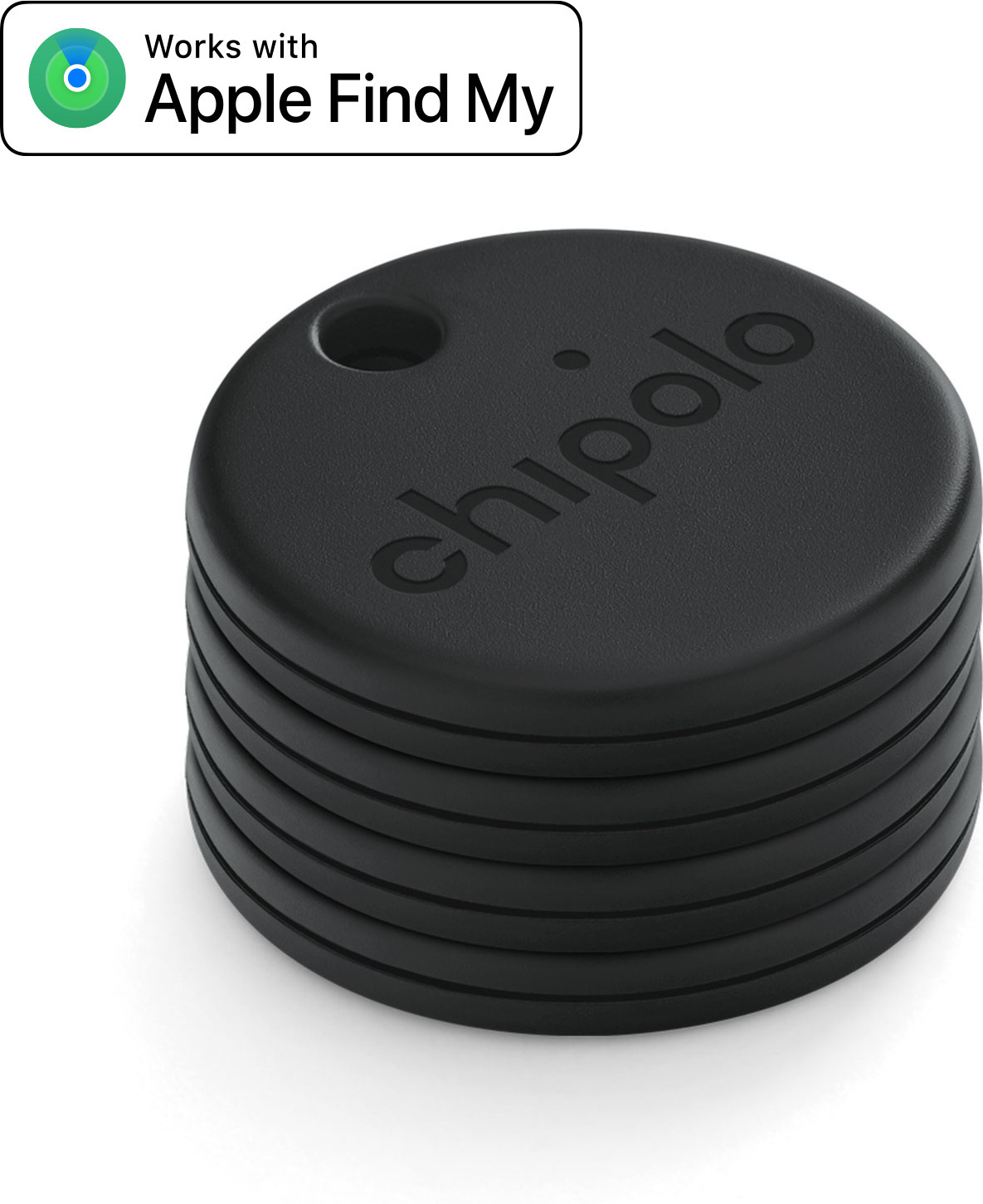 Chipolo ONE Spot Bluetooth jälgimisseadete pakk, 4 tk, must