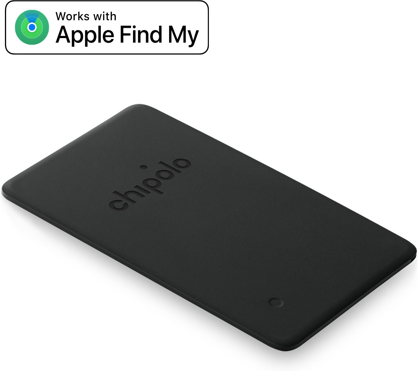 Chipolo CARD Spot Bluetooth-lokaator, must