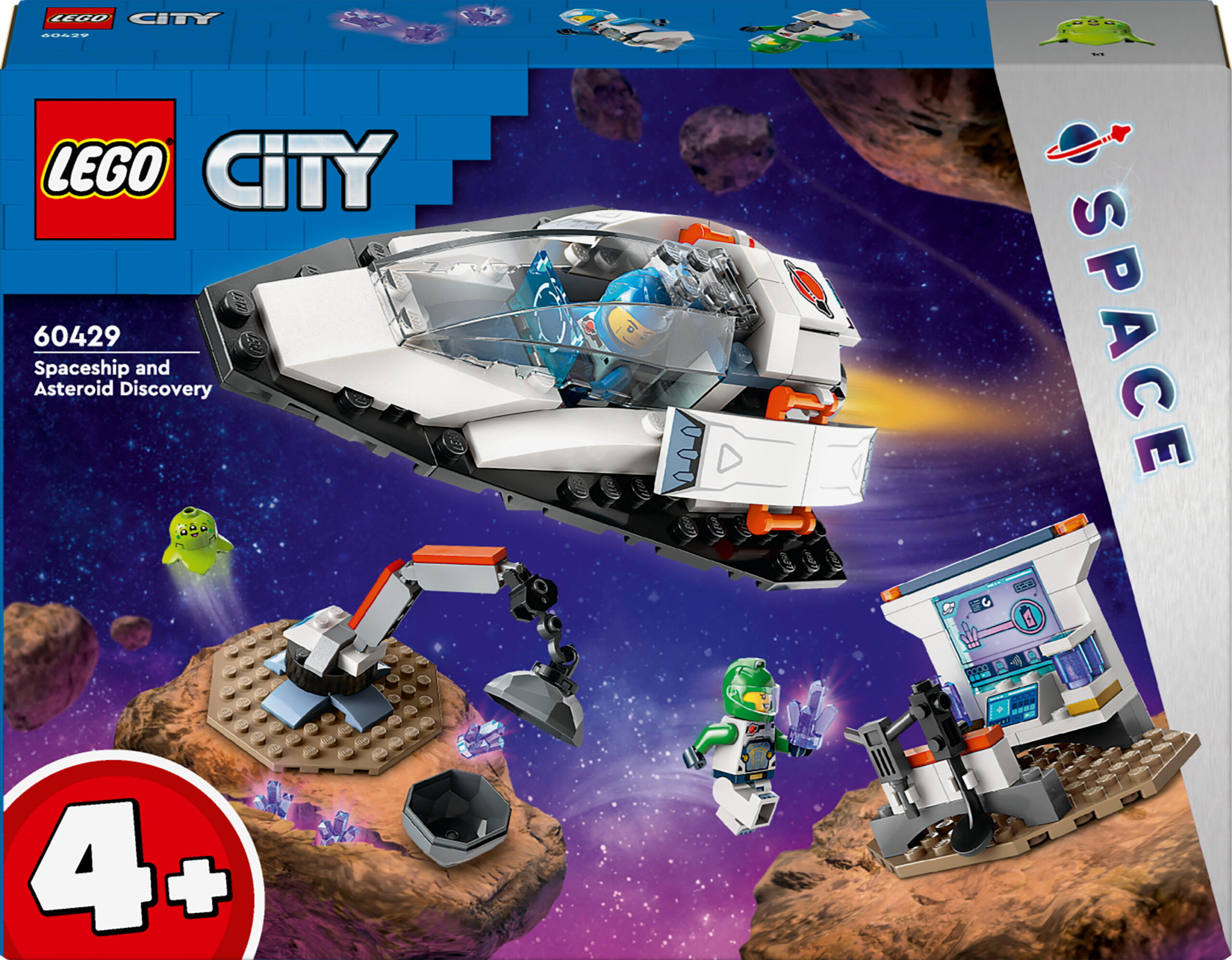 LEGO City Space 60429 - Kosmoselaev ja asteroidide avastamine