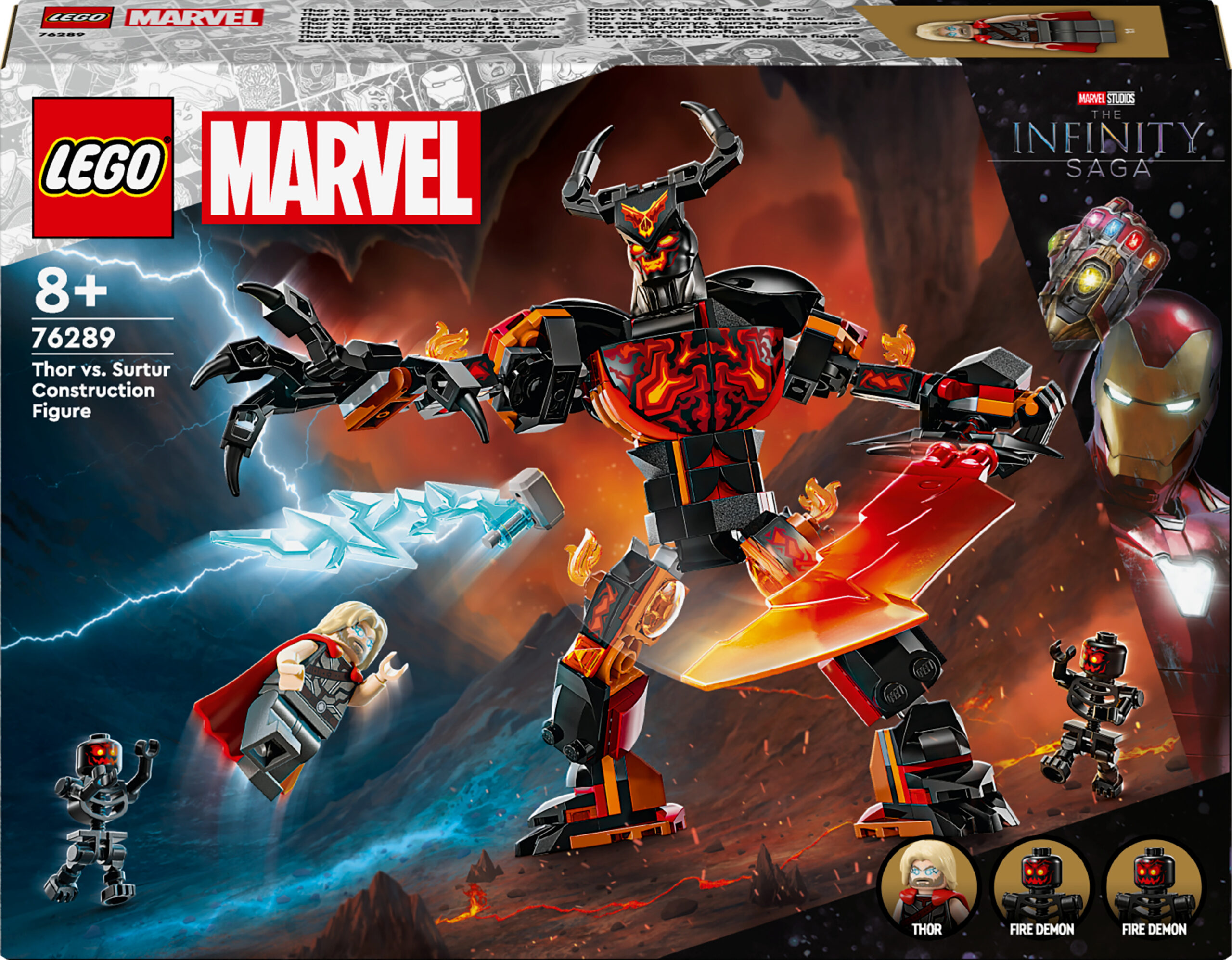 LEGO Super Heroes Marvel 76289 - Thor vs. Surturi hoonekuju
