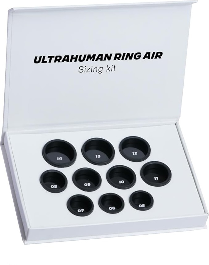 Ultrahuman sõrmuse suuruse määramise komplekt suuruse määramise tööriist