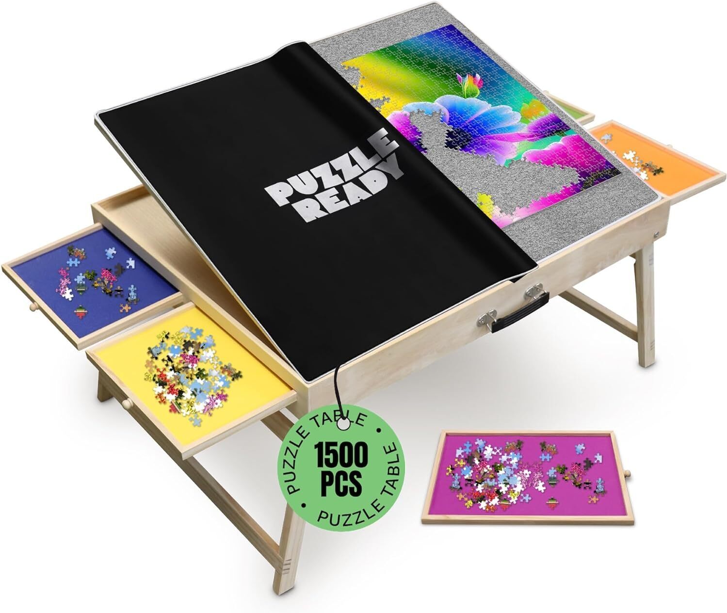 Puzzle Ready - Puslelaud jalgadega, 1500 tükki