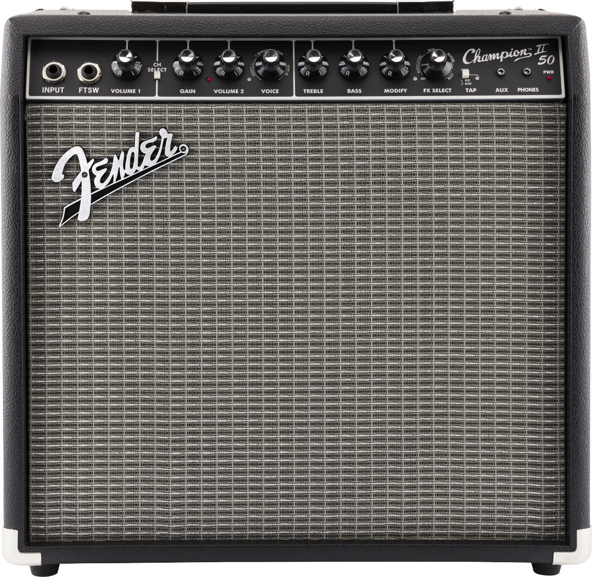 Fender Champion II 50 elektrikitarri kombo, 50 vatti