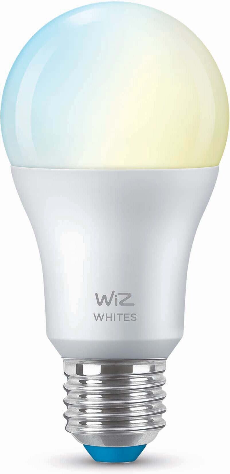 WiZ nutikas pirn, E27, valged valgusvarjud, Wi-Fi, 2700–6500 K, 806 lm