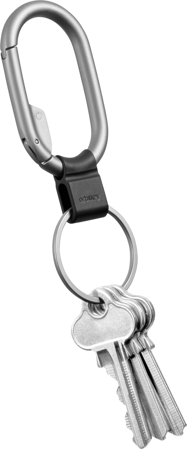 Orbitkey Clip Mini võtmehoidja, hõbedane