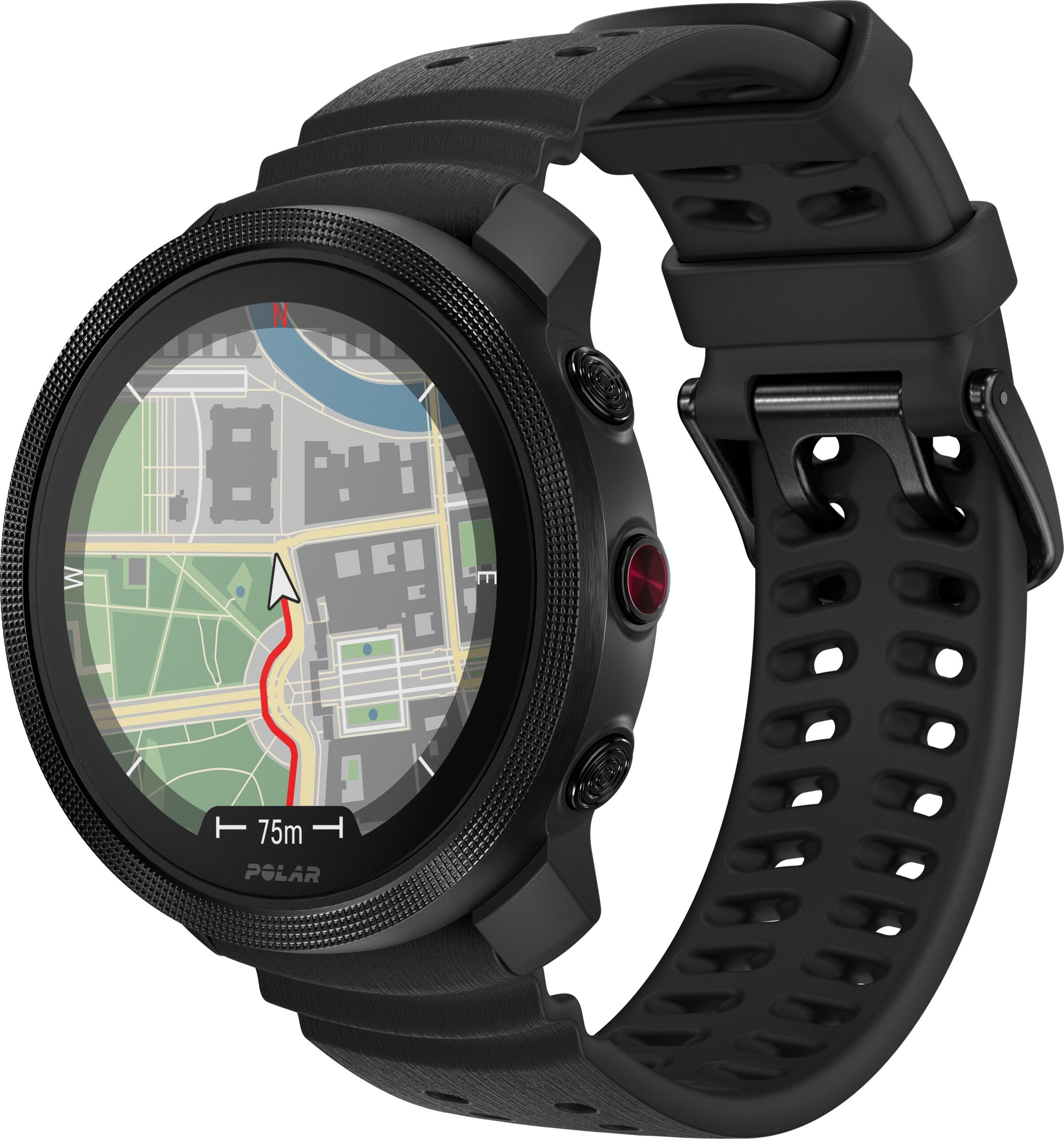 Polar Vantage M3 spordikell, must, S-L