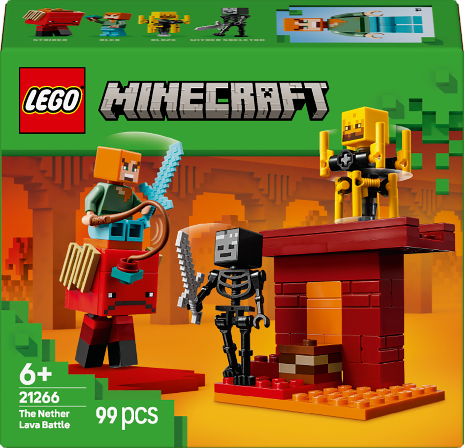 LEGO Minecraft 21266 – Horna laavalahing