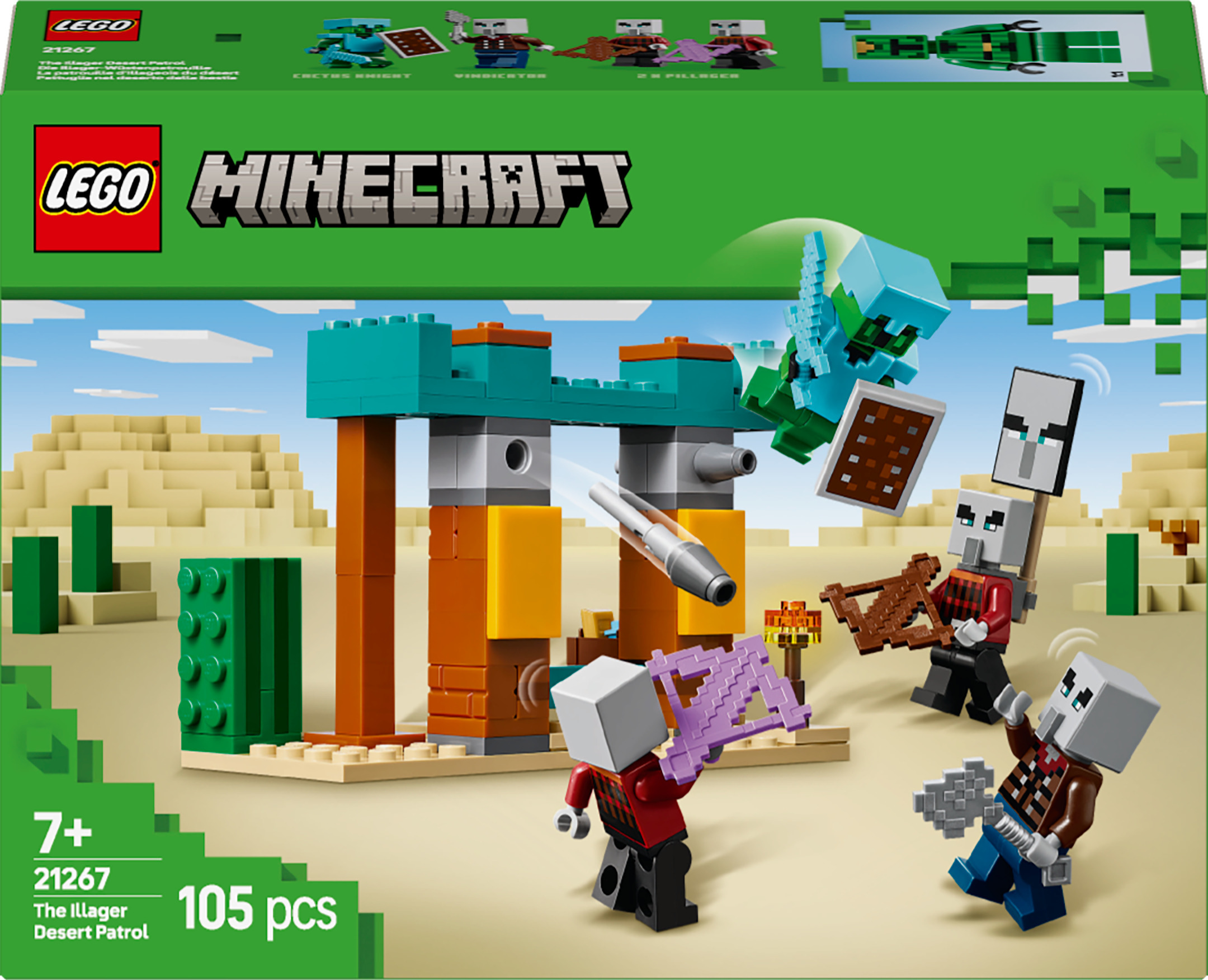 LEGO Minecraft 21267 – Kuri kõrbepatrull