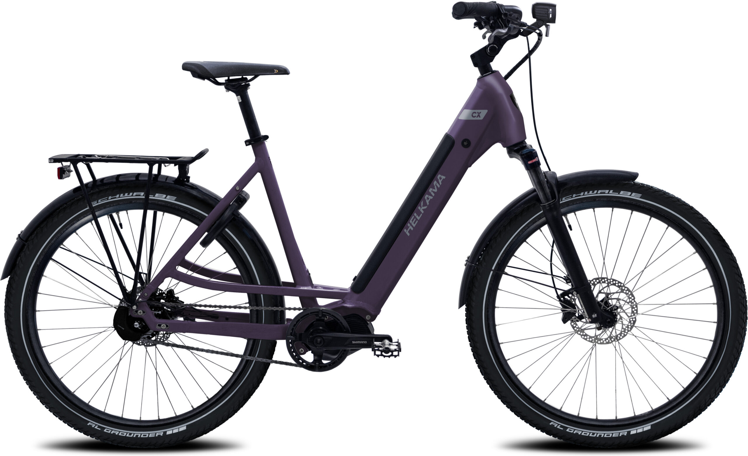 Helkama CX elektriratas, 50 cm, 5-käiguline, lilla