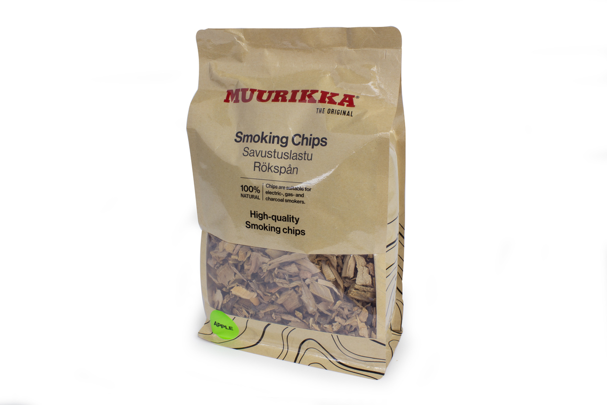 Muurikka suitsutatud õunakrõpsud, 500 g