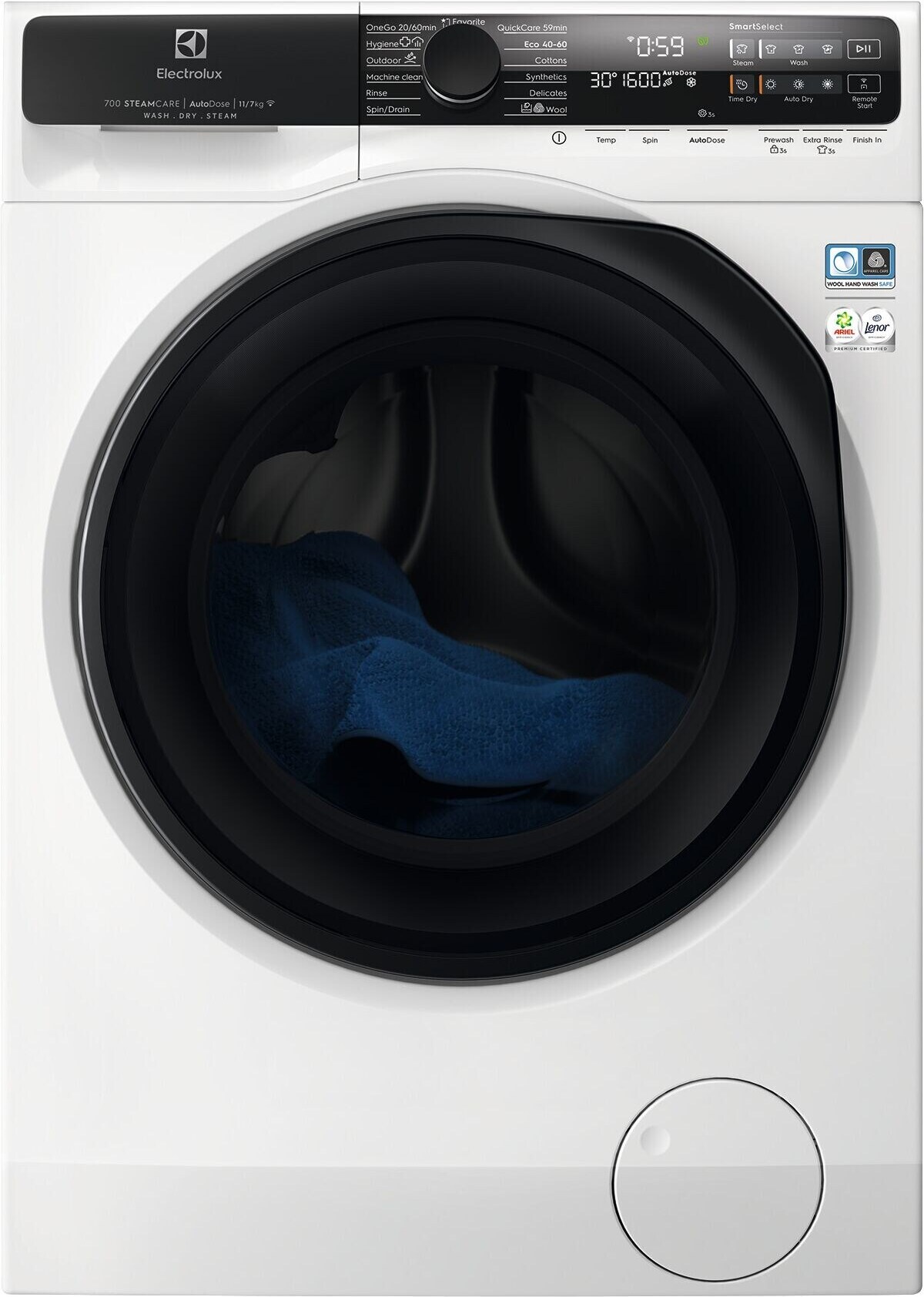 Electrolux EWI754LY6Q 700 SteamCare pesumasin-kuivati