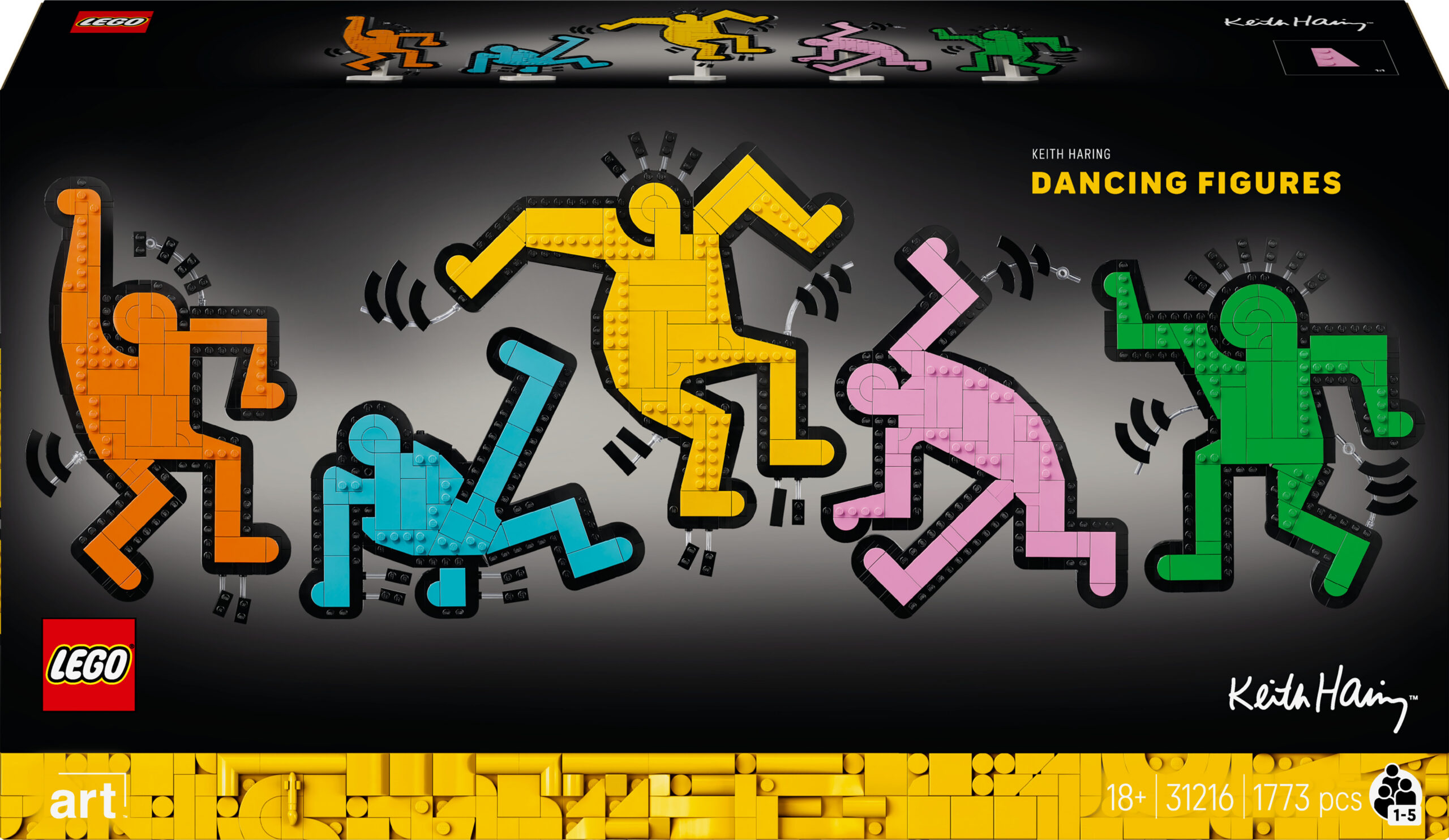 LEGO ART 31216 Keith Haring – Tantsivad figuurid