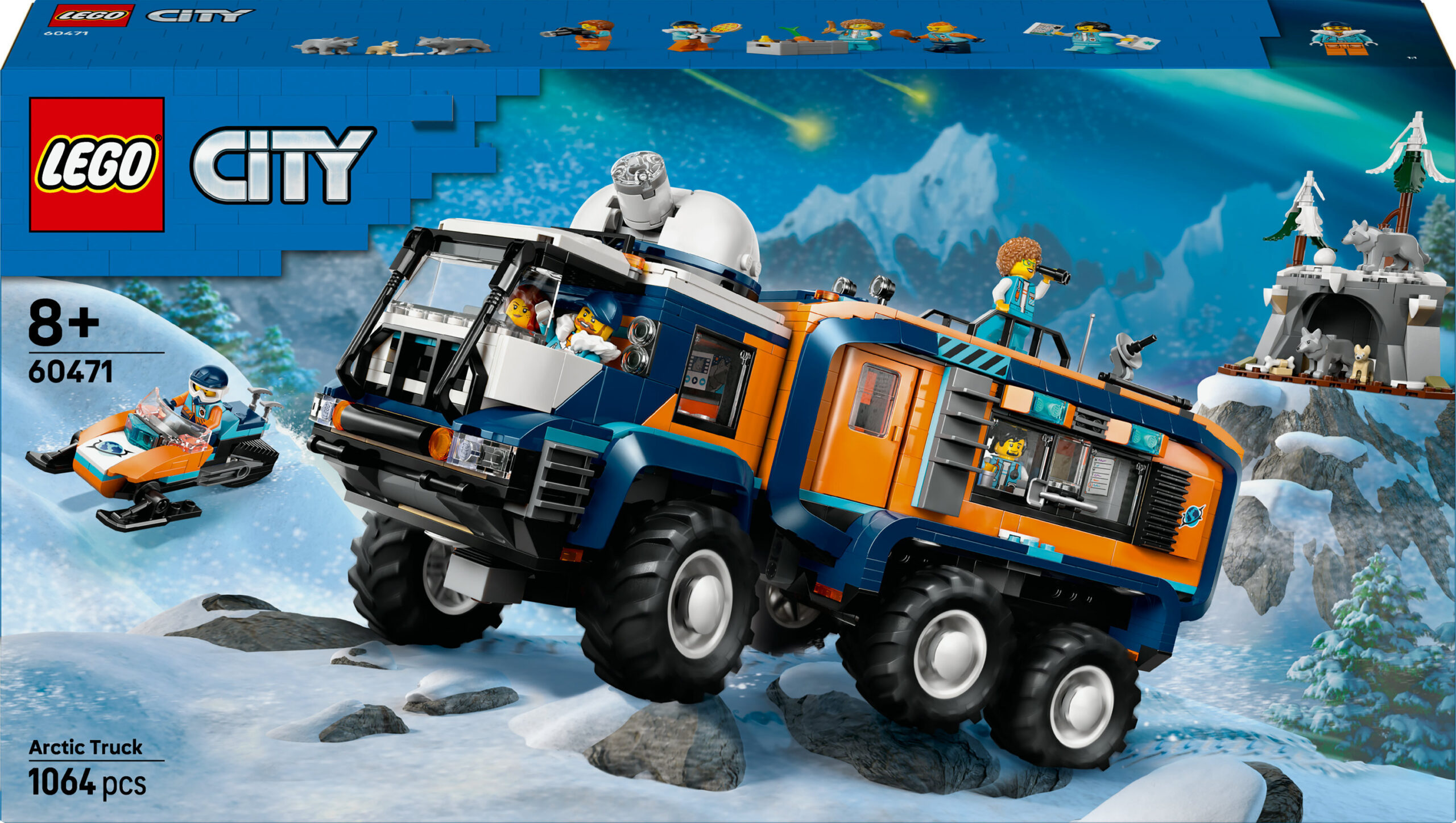 LEGO City 60471 Arktika uurijate teaduslabori veoauto