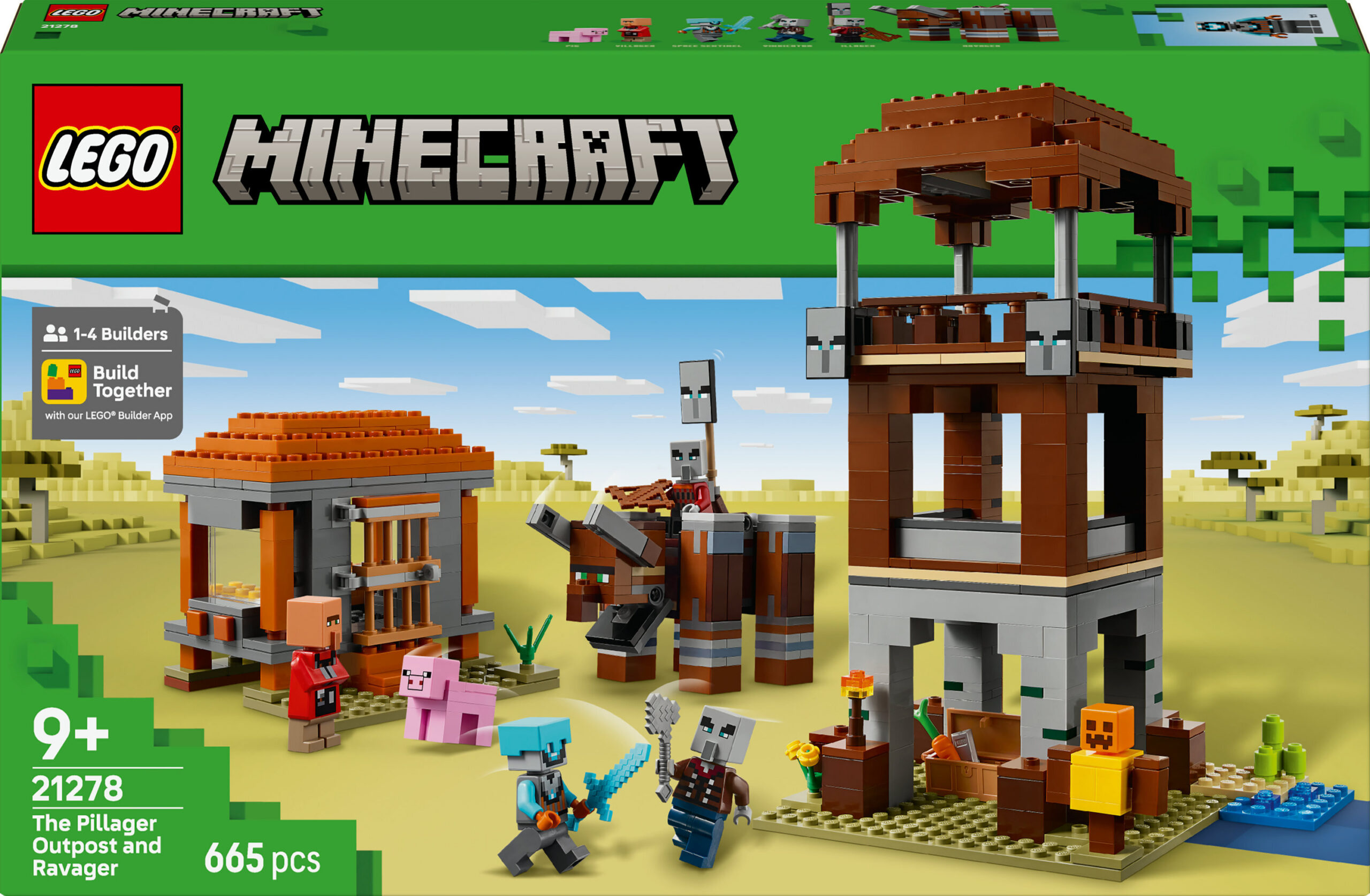 LEGO Minecraft 21278 Röövli eelpost ja hukatusevann