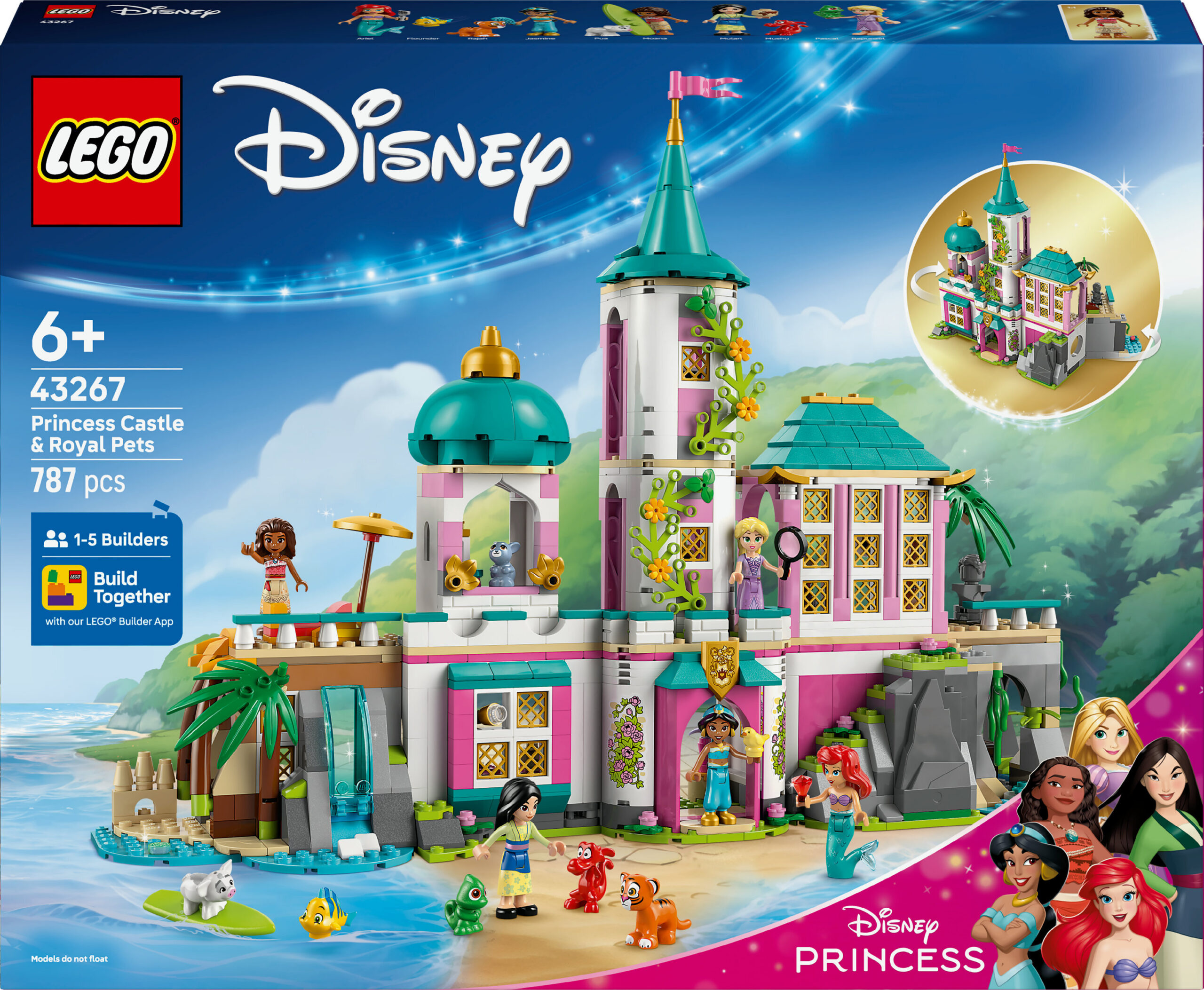 LEGO Disney Princess 43267 Printsessi loss ja kuninglikud lemmikloomad