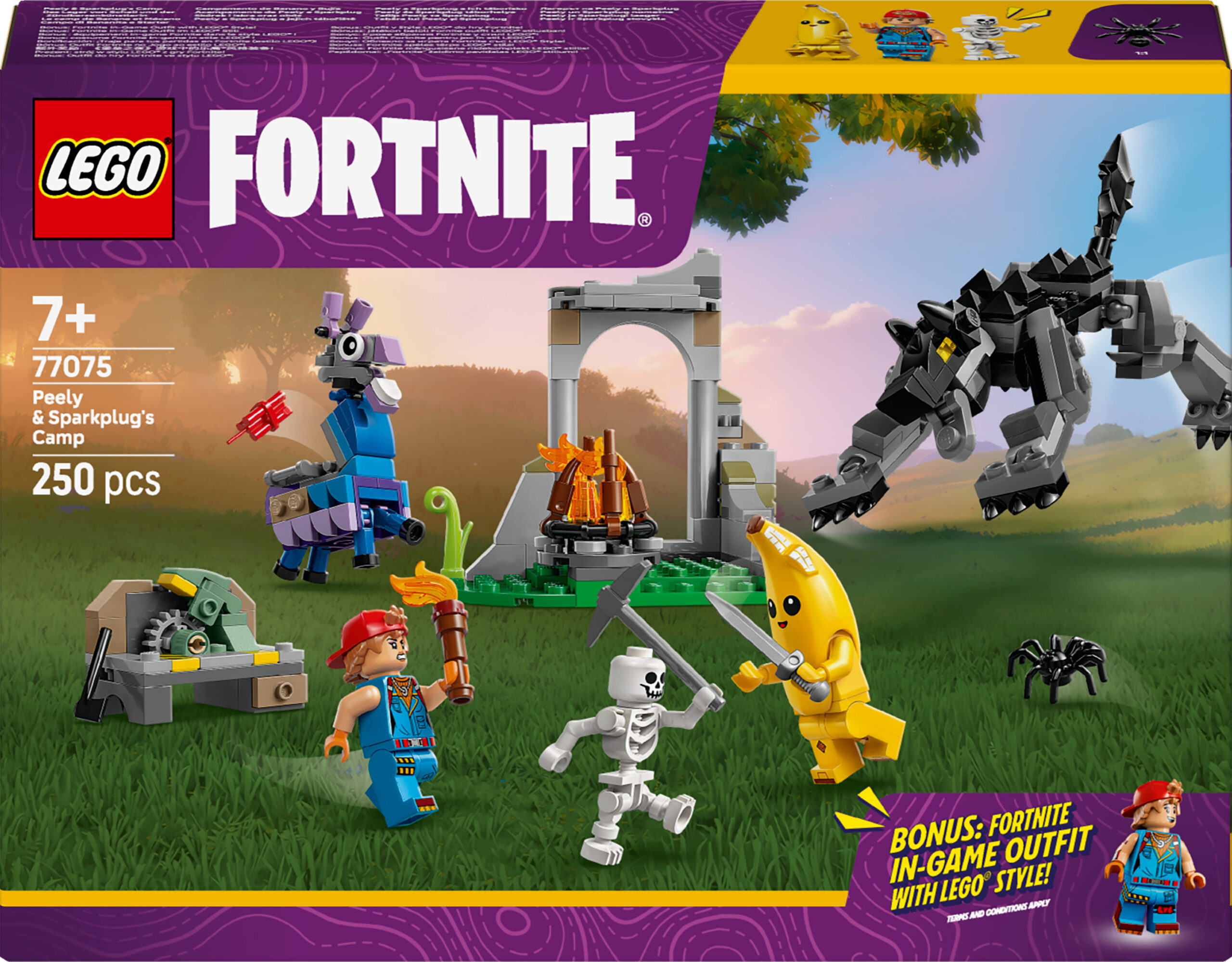LEGO Fortnite 77075 Peely ja Sparkplugi seiklus