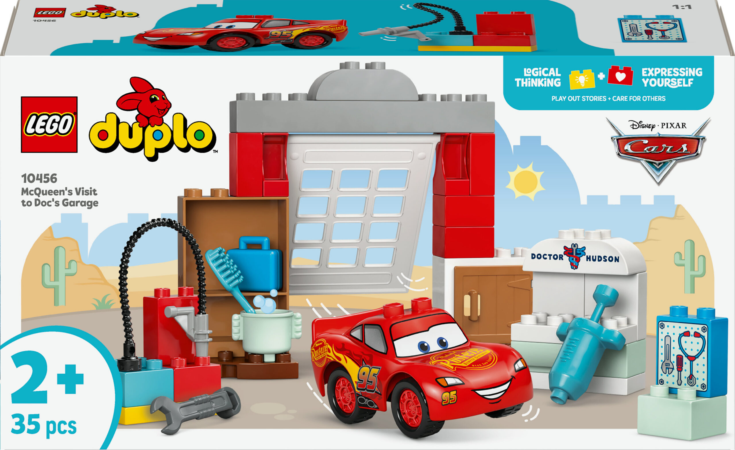 LEGO Duplo 10456 - McQueeni külaskäik Doki tallidesse