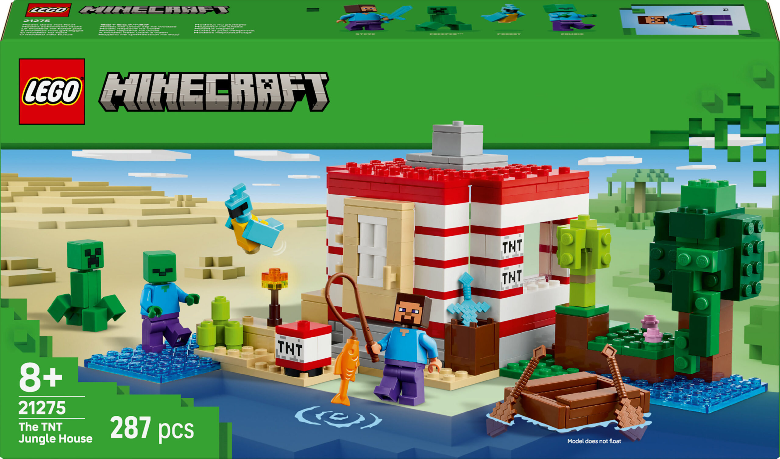 LEGO Minecraft 21275 TNT džunglimaja