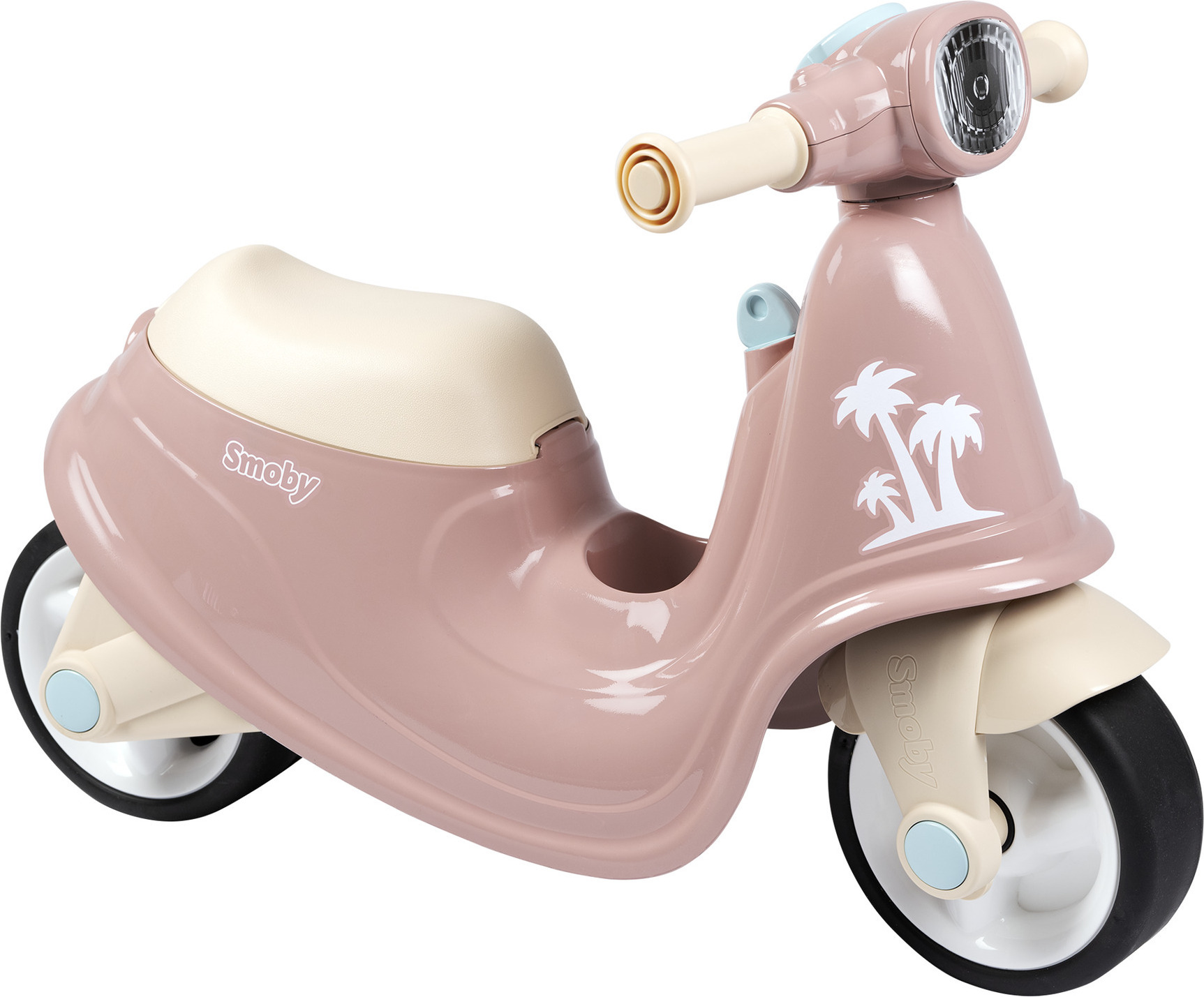 Smoby Toys tõukeratas, pealissõiduks, heleroosa