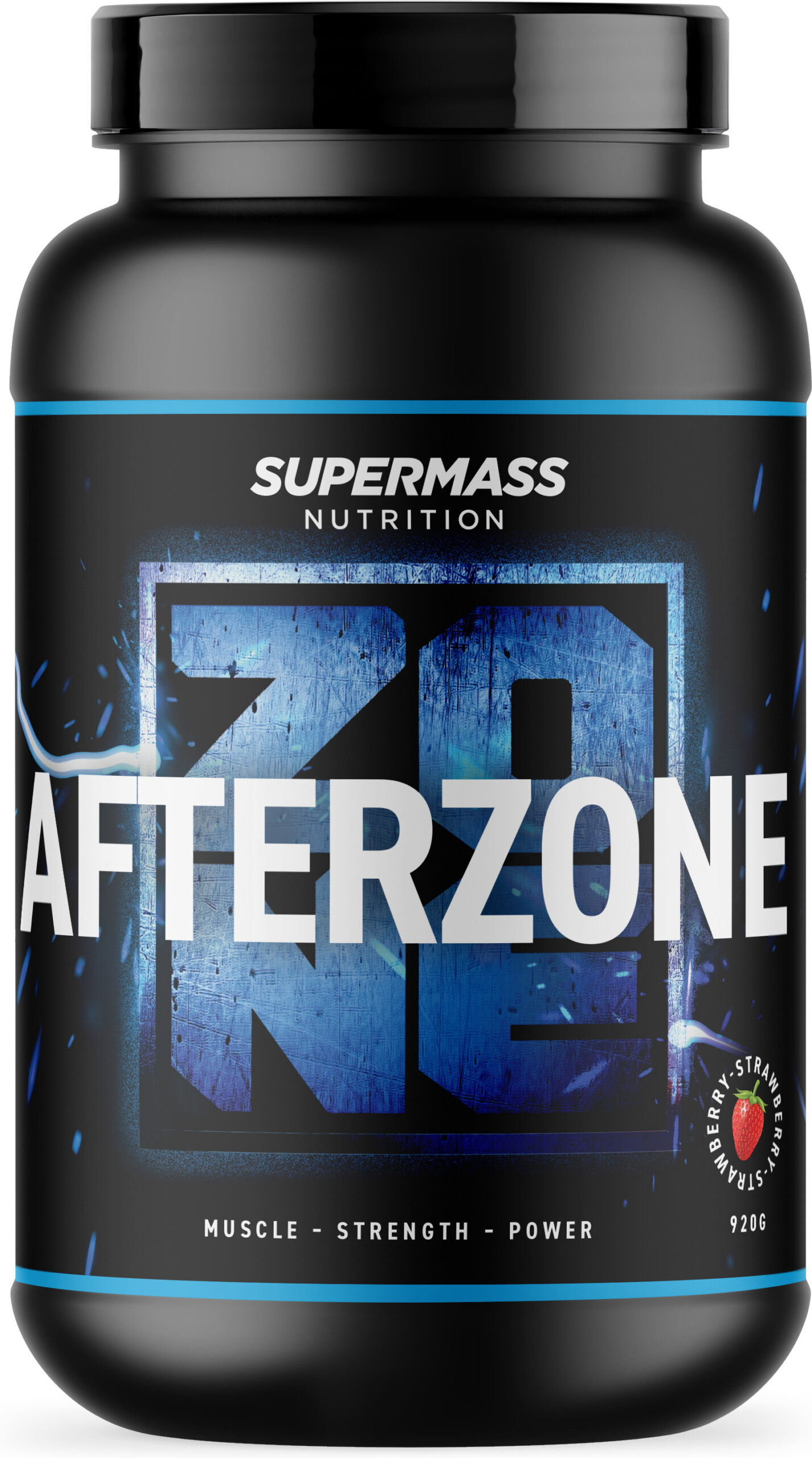 Supermass Nutrition Afterzone taastusjoogipulber, maasikas, 920 g