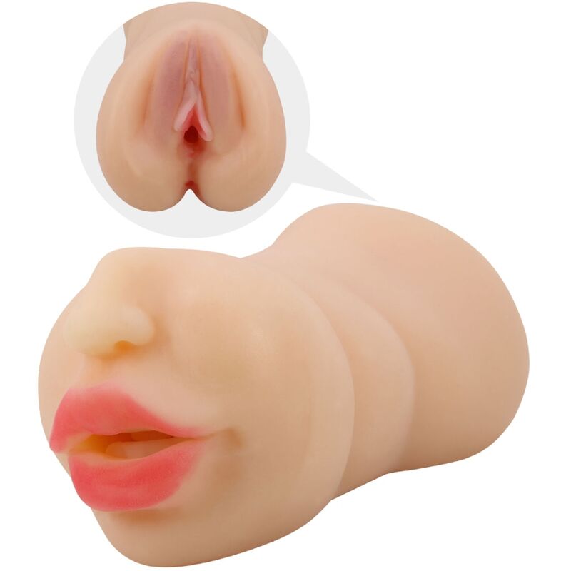 ZOEY VAGINA-SHAPED MASTUBADOR DUAL ENTRY