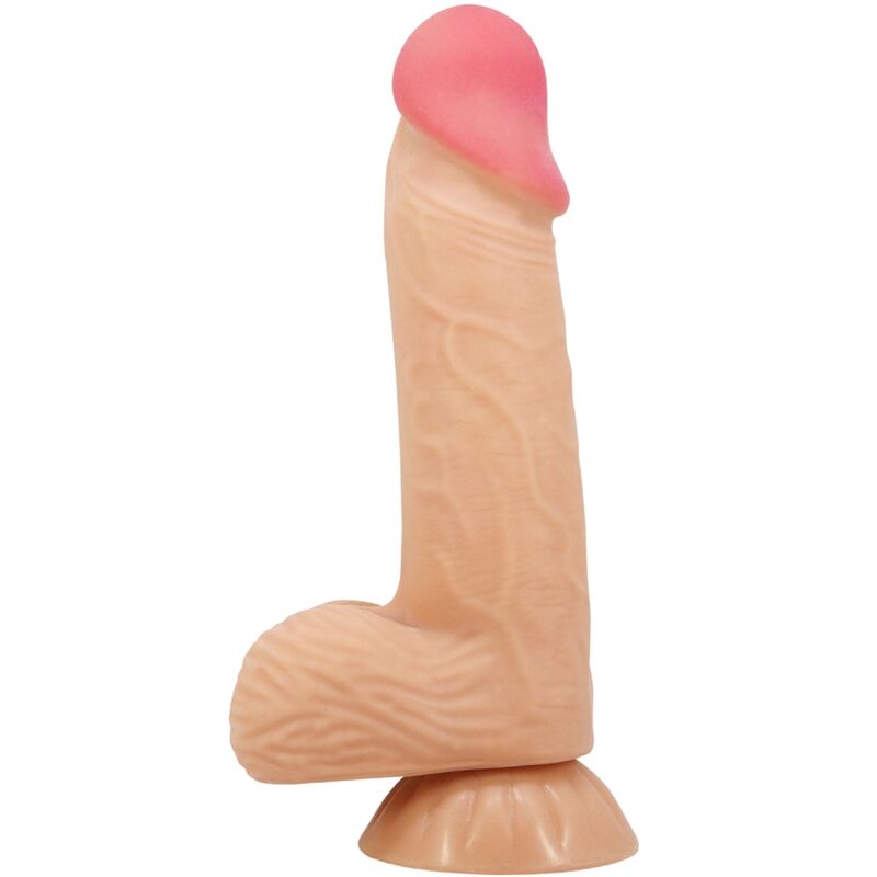 SLIDING SKIN SERIES REALISTIC DILDO WITH SLIDING SKIN SUCTION CUP 20.6 CM