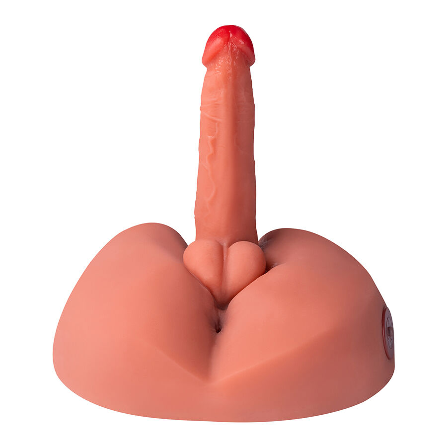 HONEY REALISTIC DILDO MASTURBATOR WITH VIBRATION 25 CM