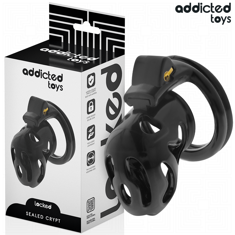SEALED CRYPT PENIS CAGE 8 CM