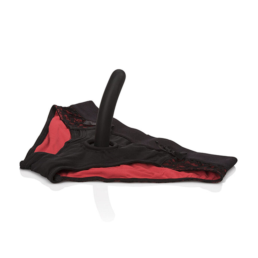 SCANDAL SET OF RED PANTIES WITH DILDO SIZE S/M