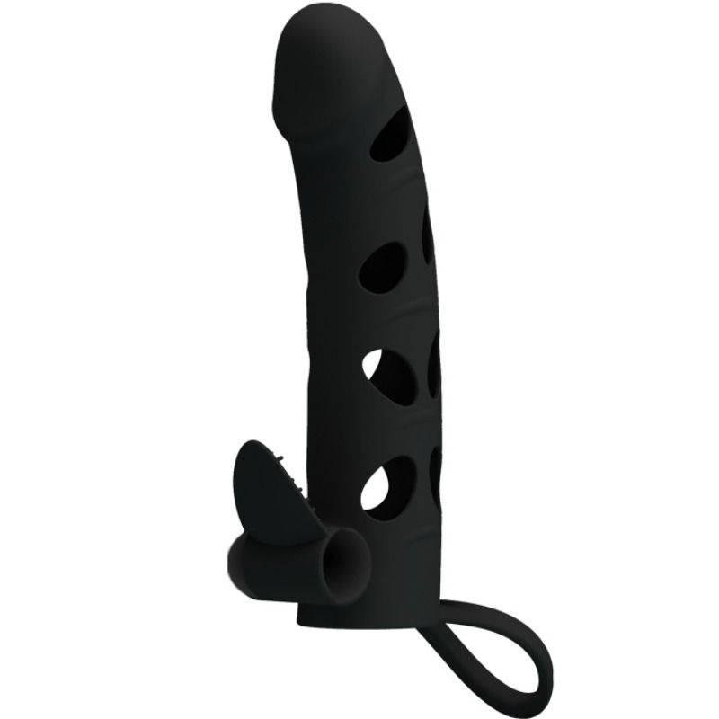 SILICONE COVER WITH VIBRATION 15.2 CM