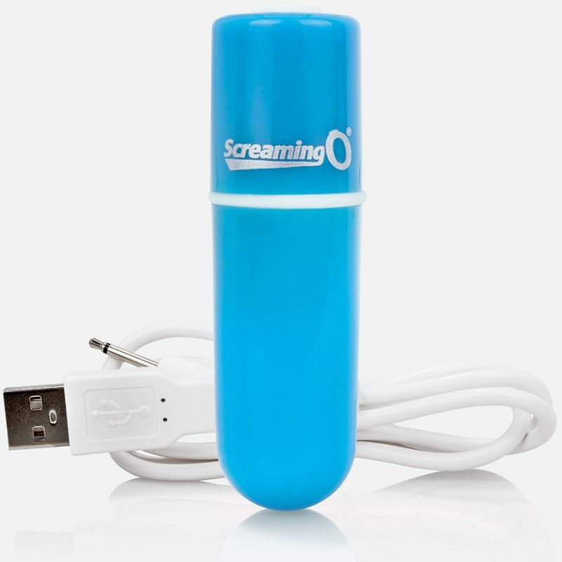 RECHARGEABLE VIBRATING BULLET VOOOM BLUE