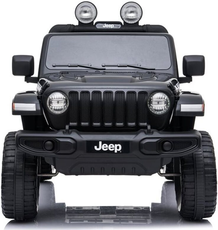 Jeep Wrangler Rubicon 12V laste elektriauto, must