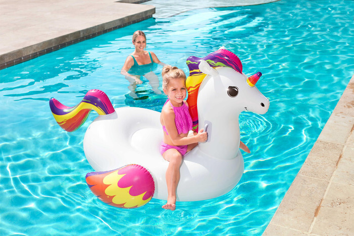 Bestway Unicorn Rider ujumismadrats, 150 x 117 cm