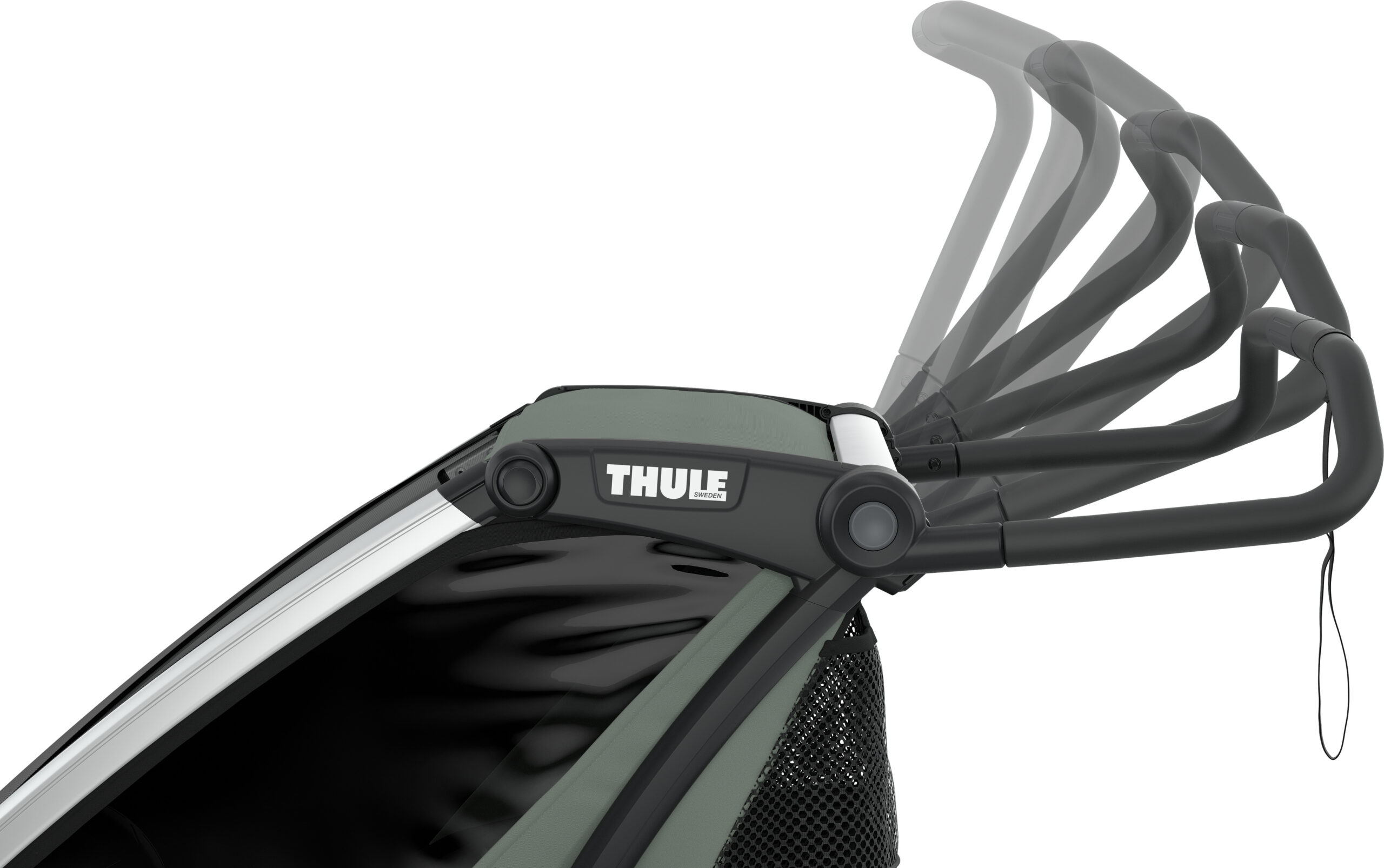 Thule Chariot Lite kahekohaline lapse transpordikäru, agaavhall - Image 3